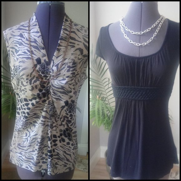 Josephine Chaus Tops - Set of 2 Josephine Chaus/Soprano Dressy Ts